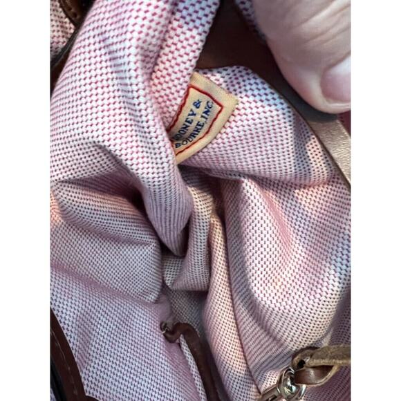Dooney & Bourke Tan Monogram Tote Cloth and Leather - Picture 15 of 16